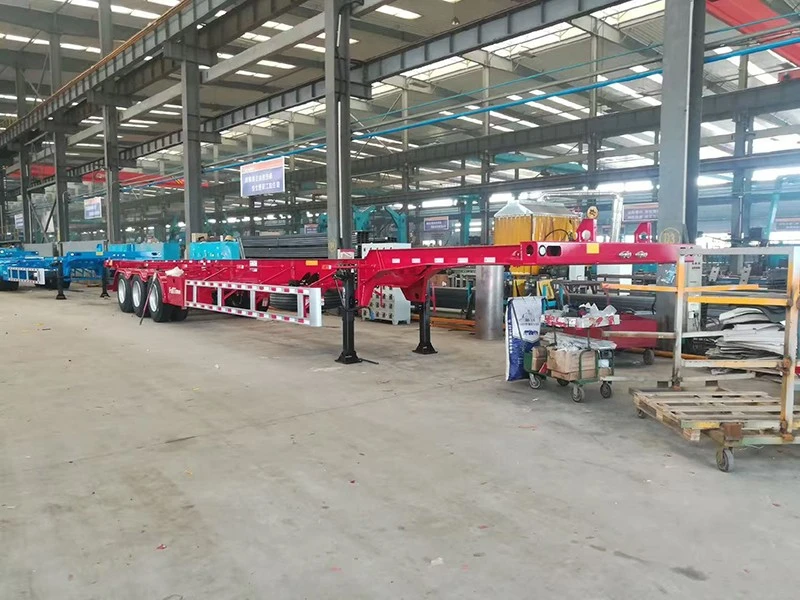 3 axle skeletal Truck trailer best